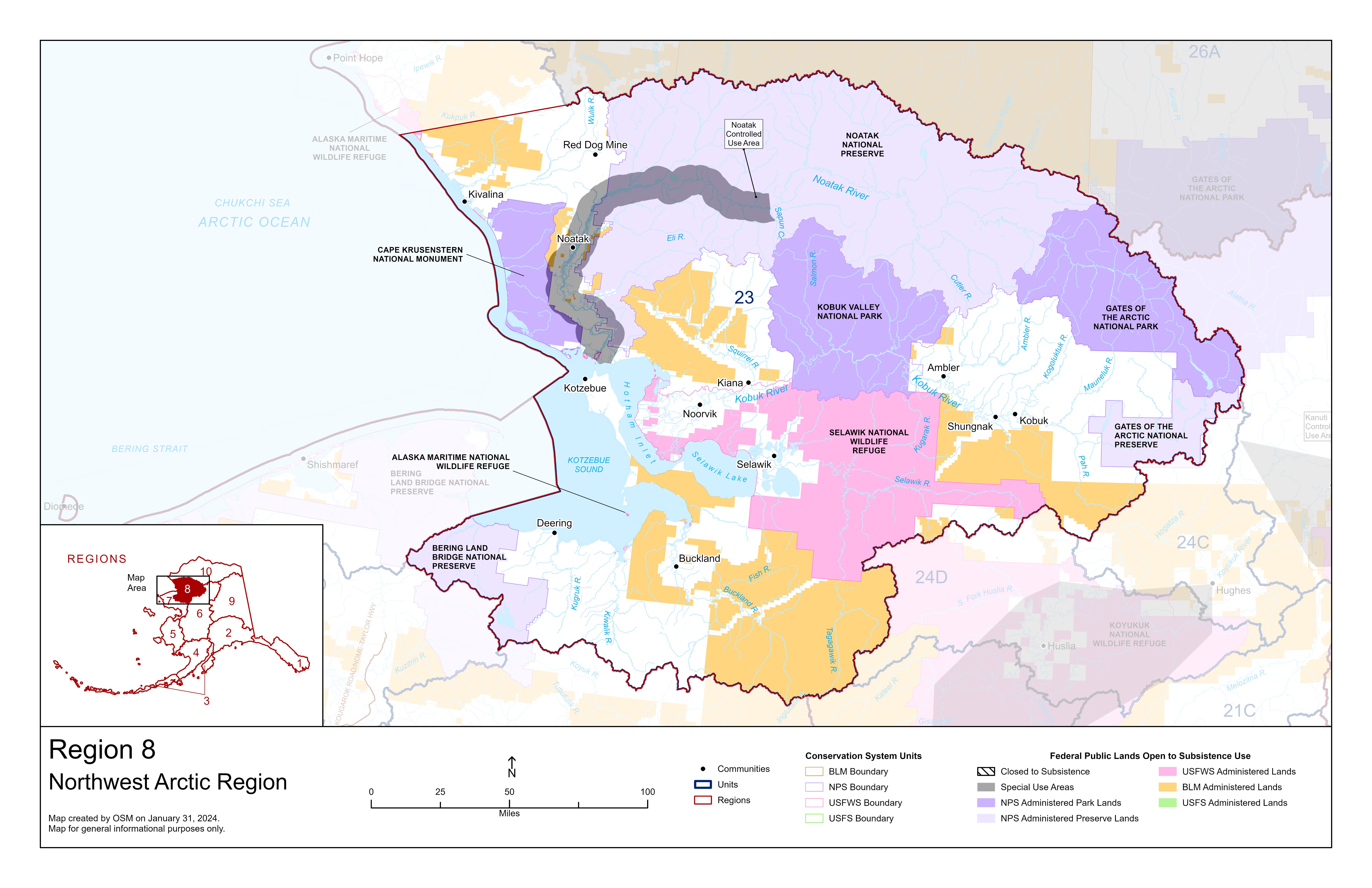 NWARAC Regional Map