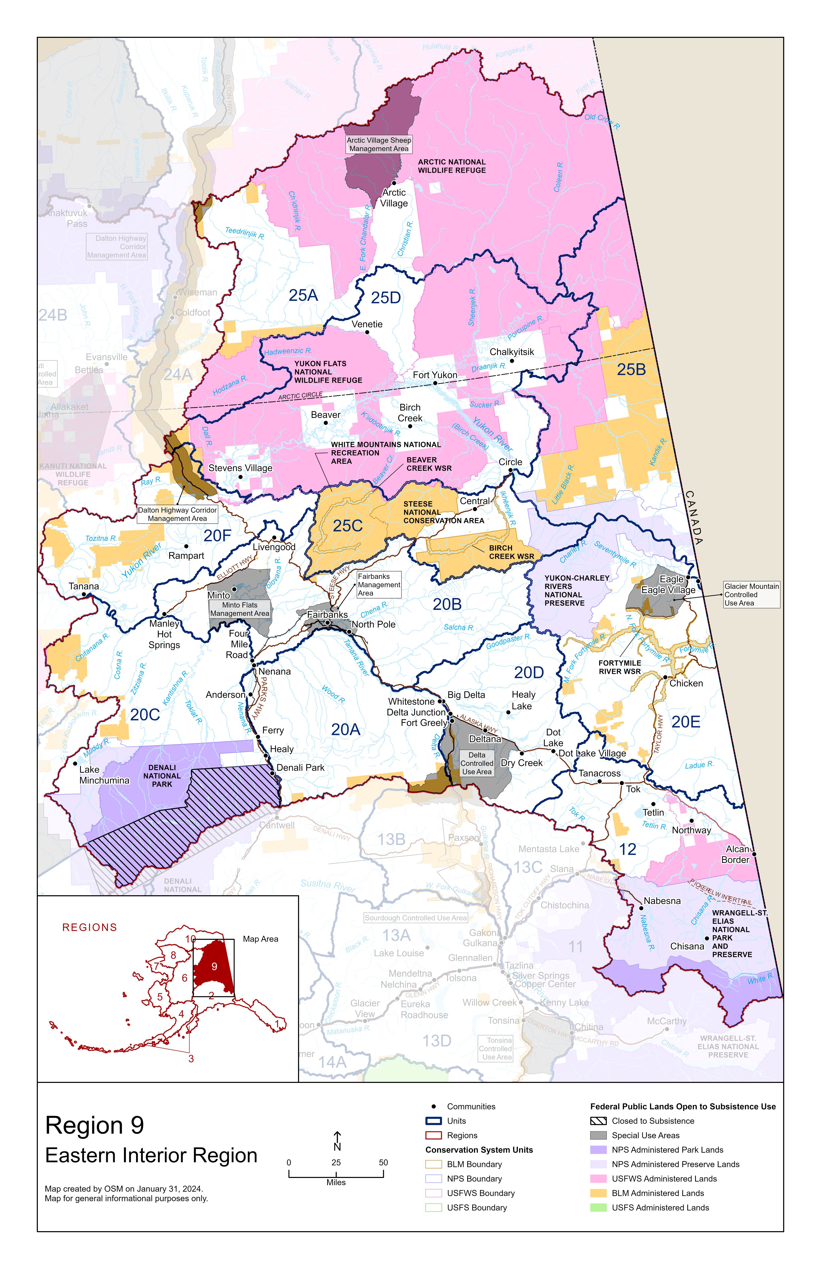 EIRAC Regional Map