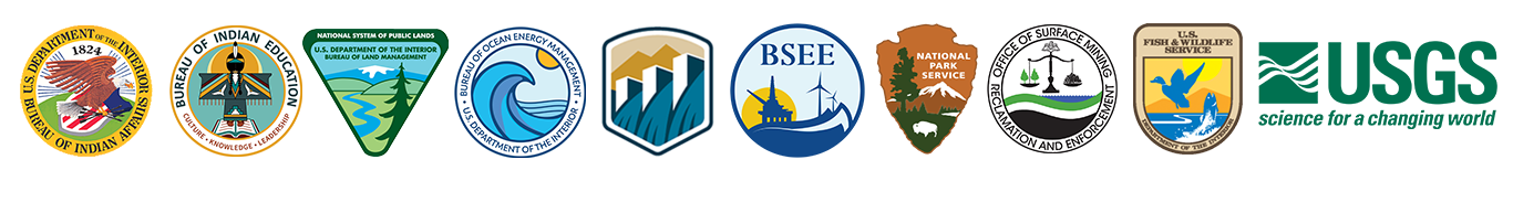 Department of the Interior Bureau Logos