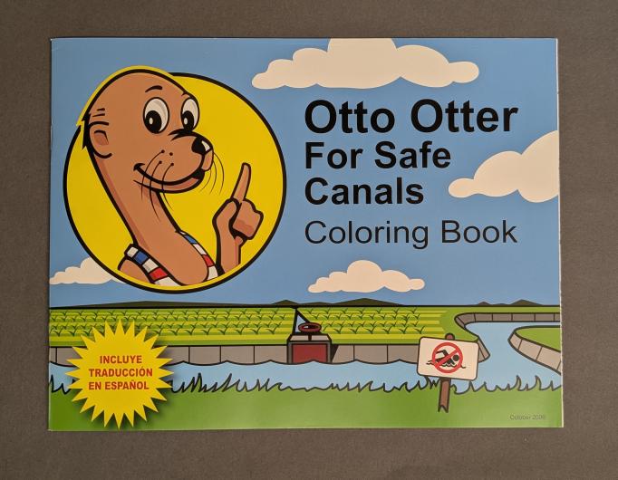 Otto Otter coloring book
