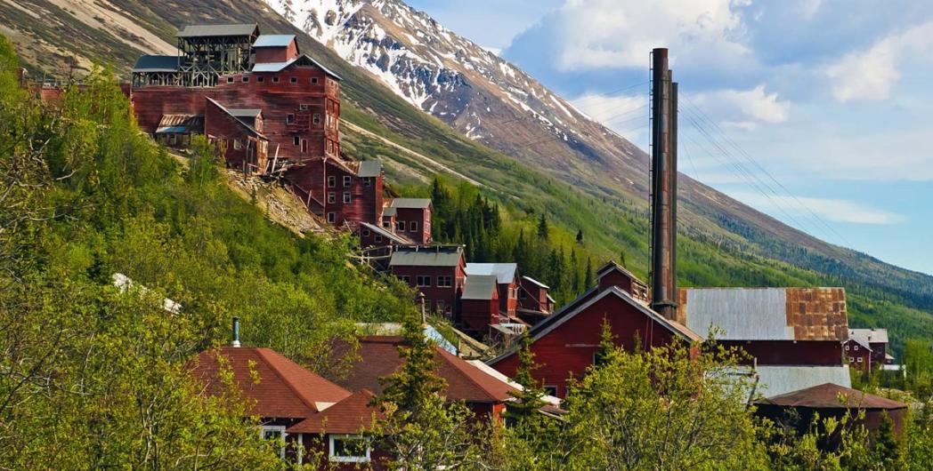 An old mining community in Alaska