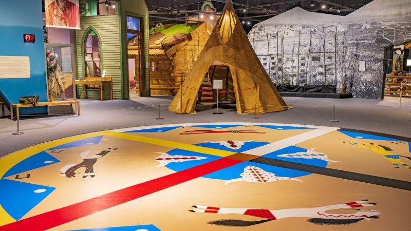 Photograph of the Sioux Indian Museum main gallery @ South Dakota Department of Tourism