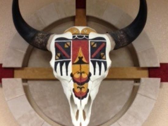 Buffalo skull