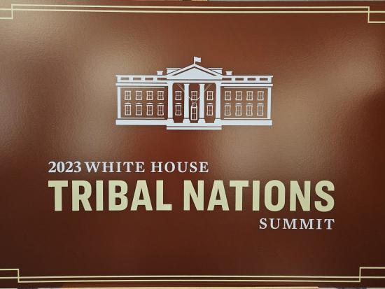 2023 White House Tribal Nations Summit Poster