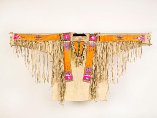 Picture of a leader shirt by an unknown Lakota artist