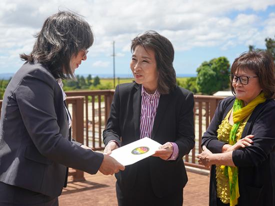 Assistant Secretary Cantor Meets Hawai’i Lt. Governor Sylvia Luke 