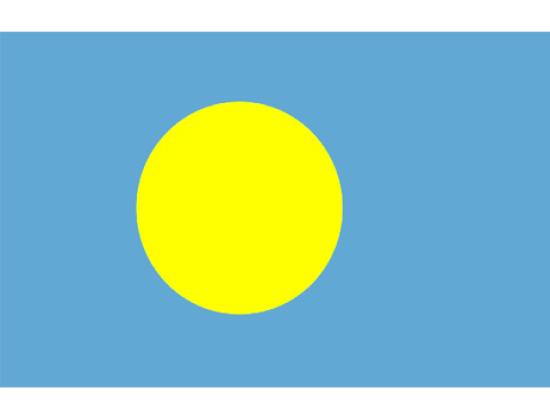 Flag Palau