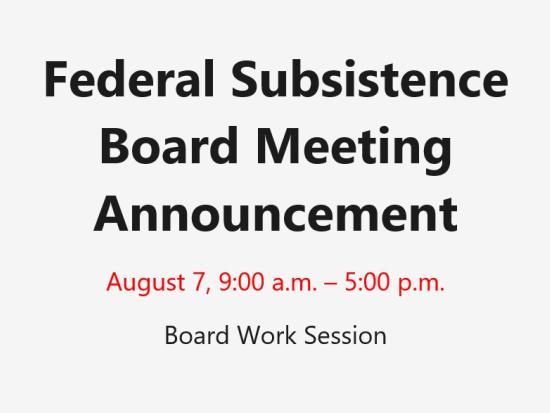 Upcoming FSB meeting