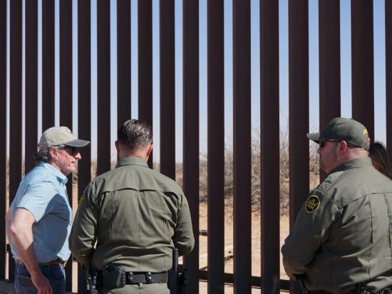 Sec Burgum visits border at New Mexico