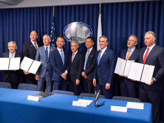 Secretaries Burgum, Wright Join JERA and U.S. LNG Producers at Formal signing