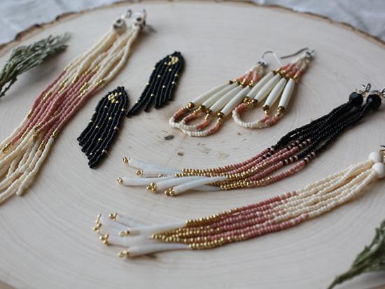 beaded earrings 