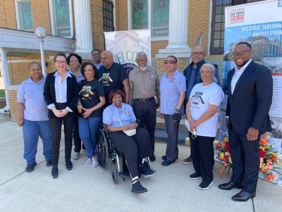 Assistant Secretary Estenoz visits the Historic Tabernacle Baptist Church in Alabama 