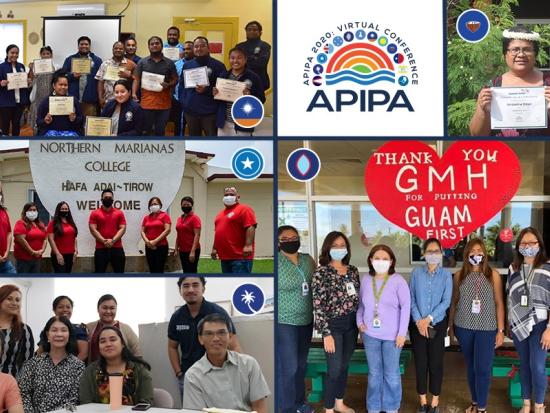 Photo collage of APIPA participants