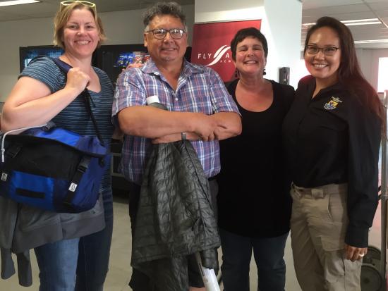 Photo showing the staff members of the Yukon-Delta Regional Advisory Council Team