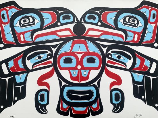 Raven”, by James Johnson, an accomplished Tlingit artist.