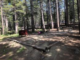 Campground repairs in progress