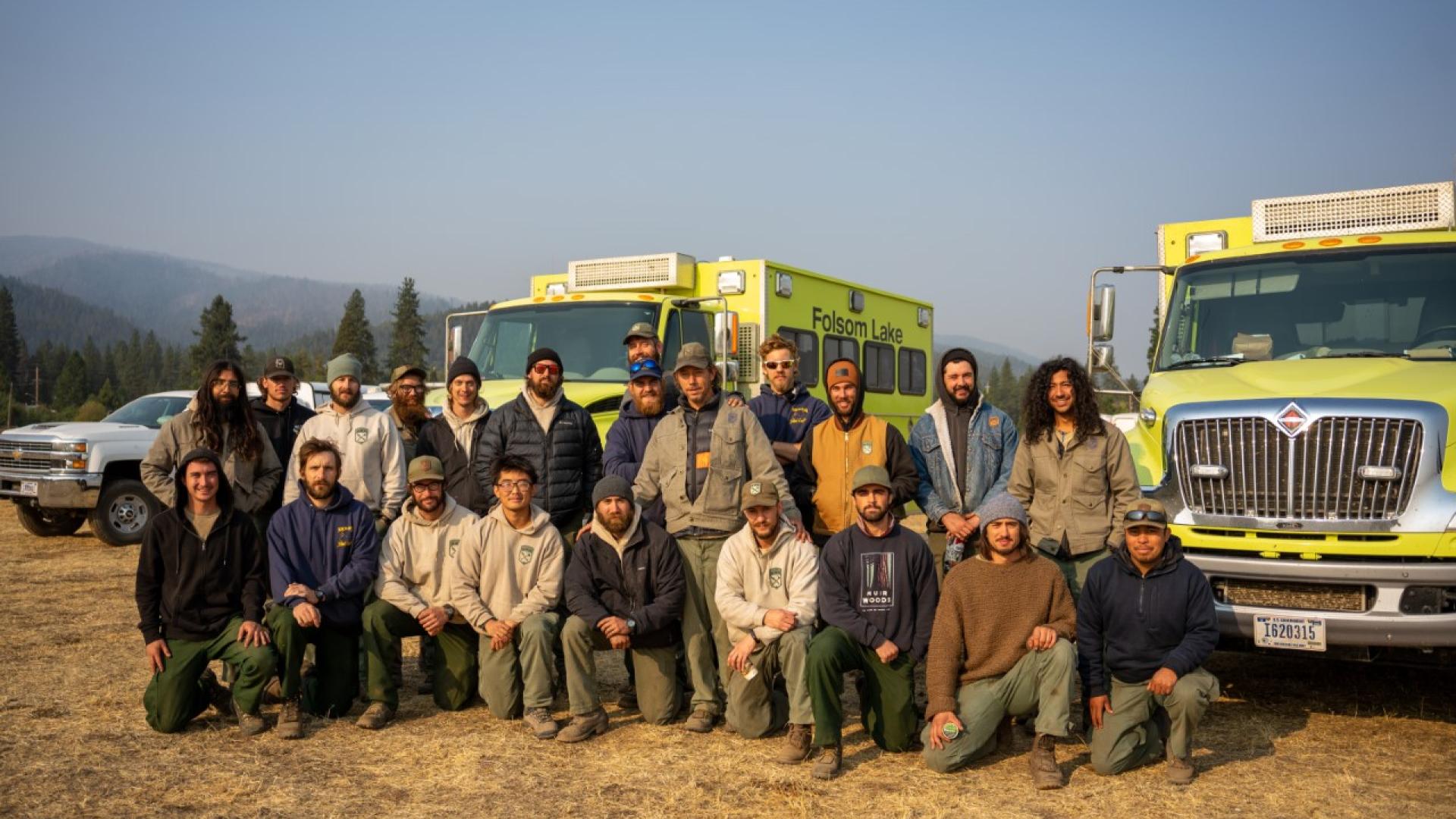 The Folsom Lake Veterans’ Crew. Photo by Joe Bradshaw, BLM.