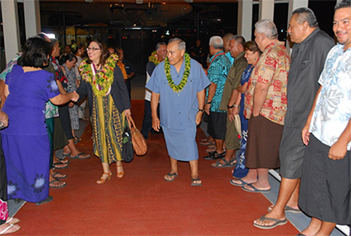 Governor Lolo Moliga and Interior Assistant Secretary Kia'aina – Monday, November 10, 2014